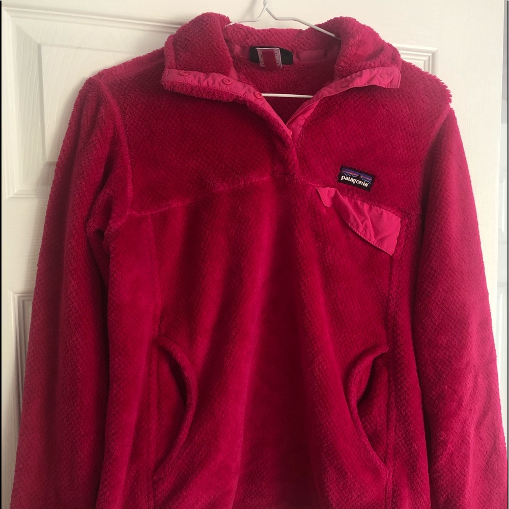 Patagonia quarter button fuzzy fleece